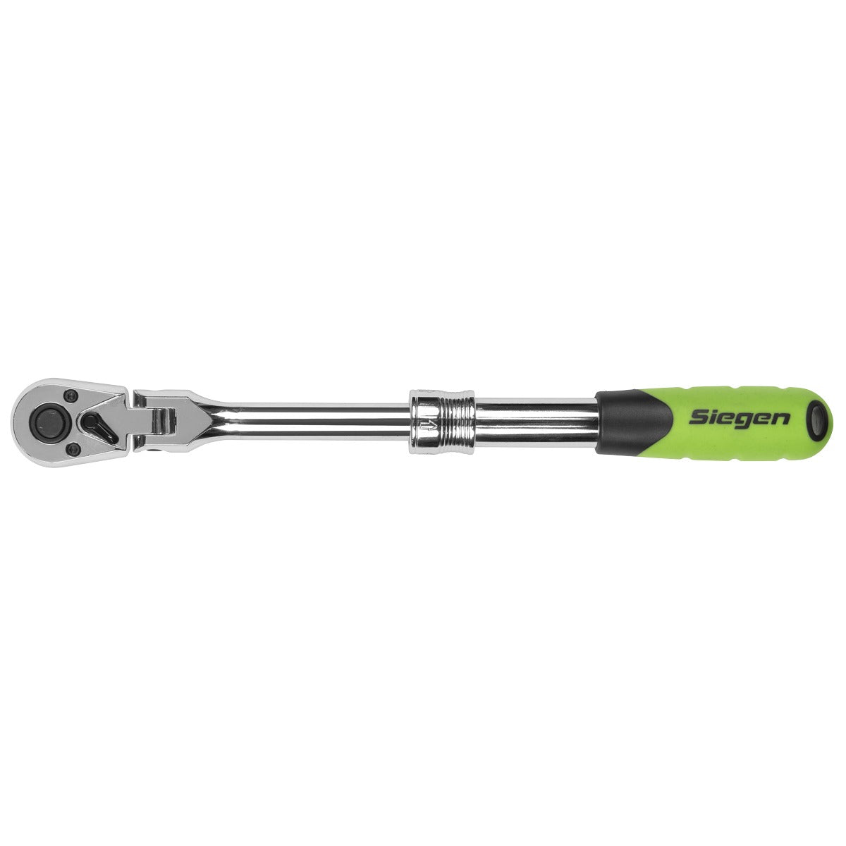 Siegen Extendable Flexi-Head Ratchet Wrench 3/8"Sq Drive S01295