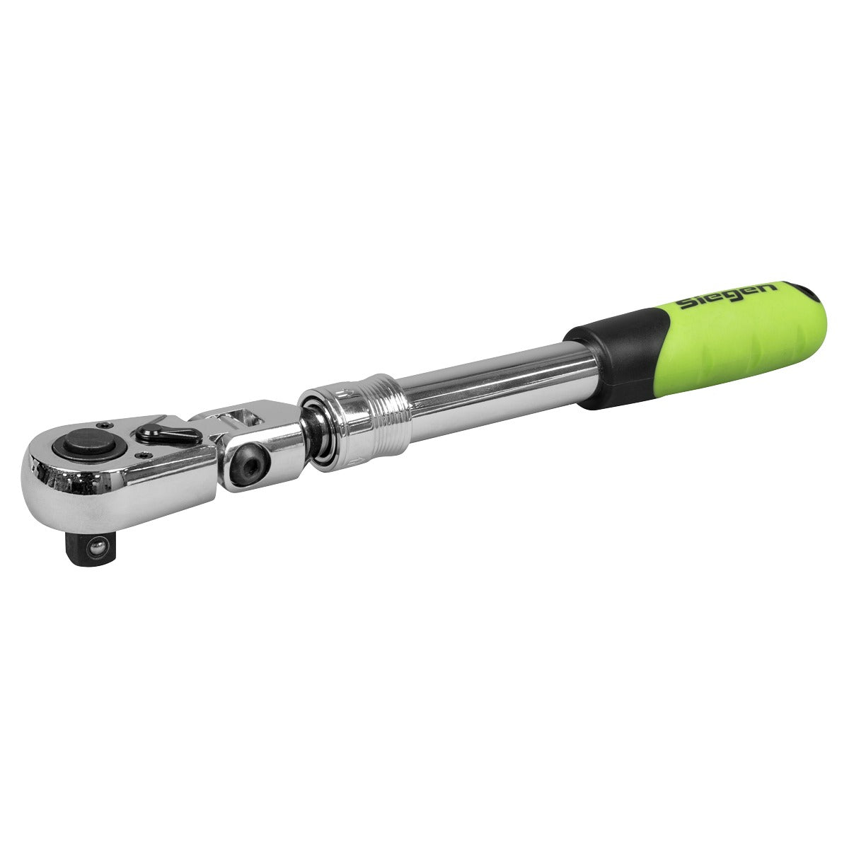 Siegen Extendable Flexi-Head Ratchet Wrench 1/2"Sq Drive S01296