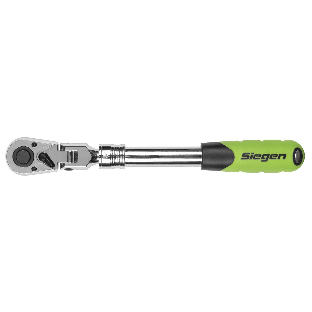 Siegen Extendable Flexi-Head Ratchet Wrench 1/2"Sq Drive S01296