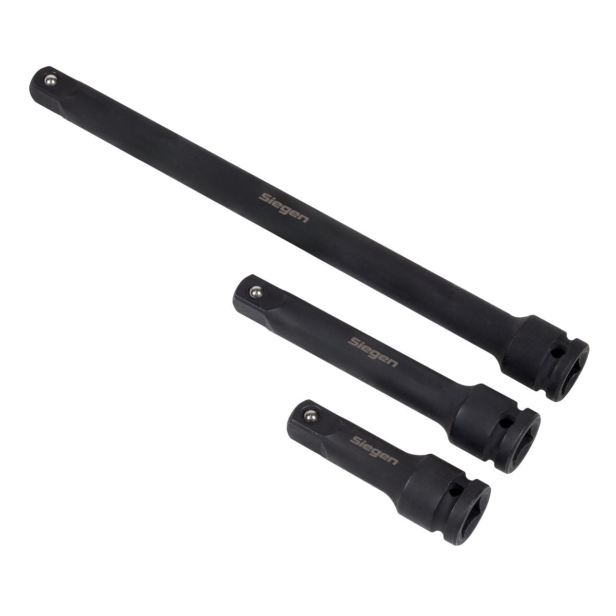 Siegen Impact Extension Bar Set 1/2"Sq Drive 3pc S01322