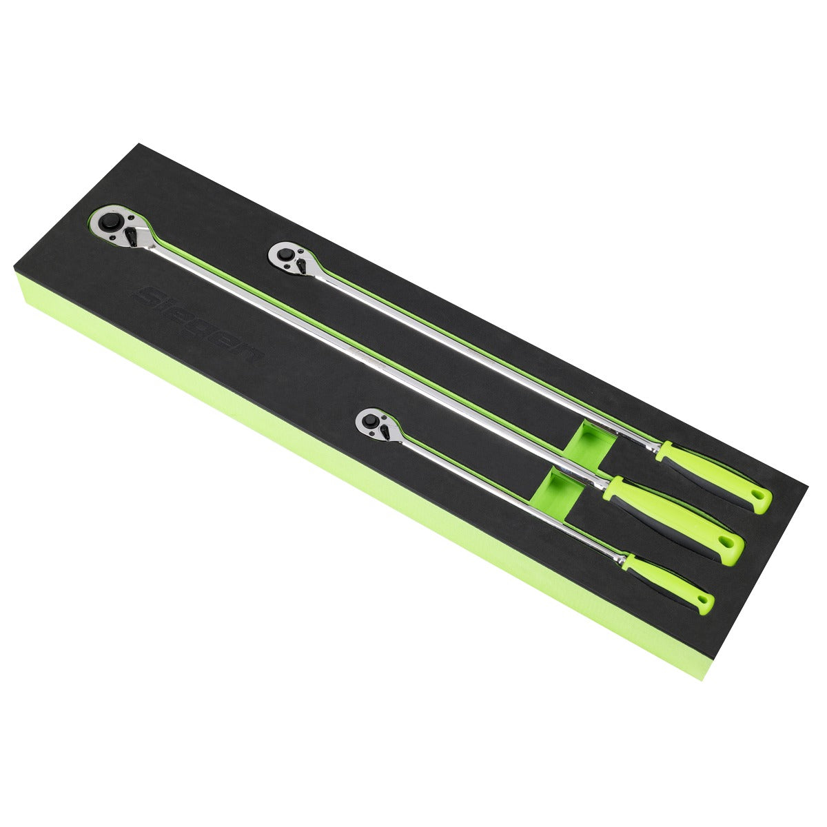 Siegen Extra-Long Ratchet Wrench Set 3pc S01332