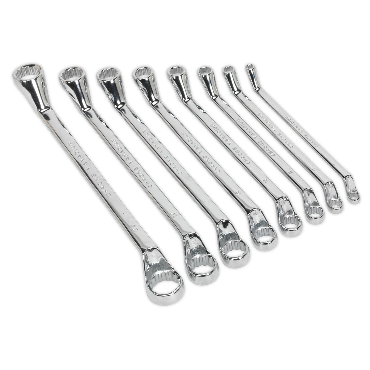 Siegen Deep Offset Ring Spanner Set 8pc S0405