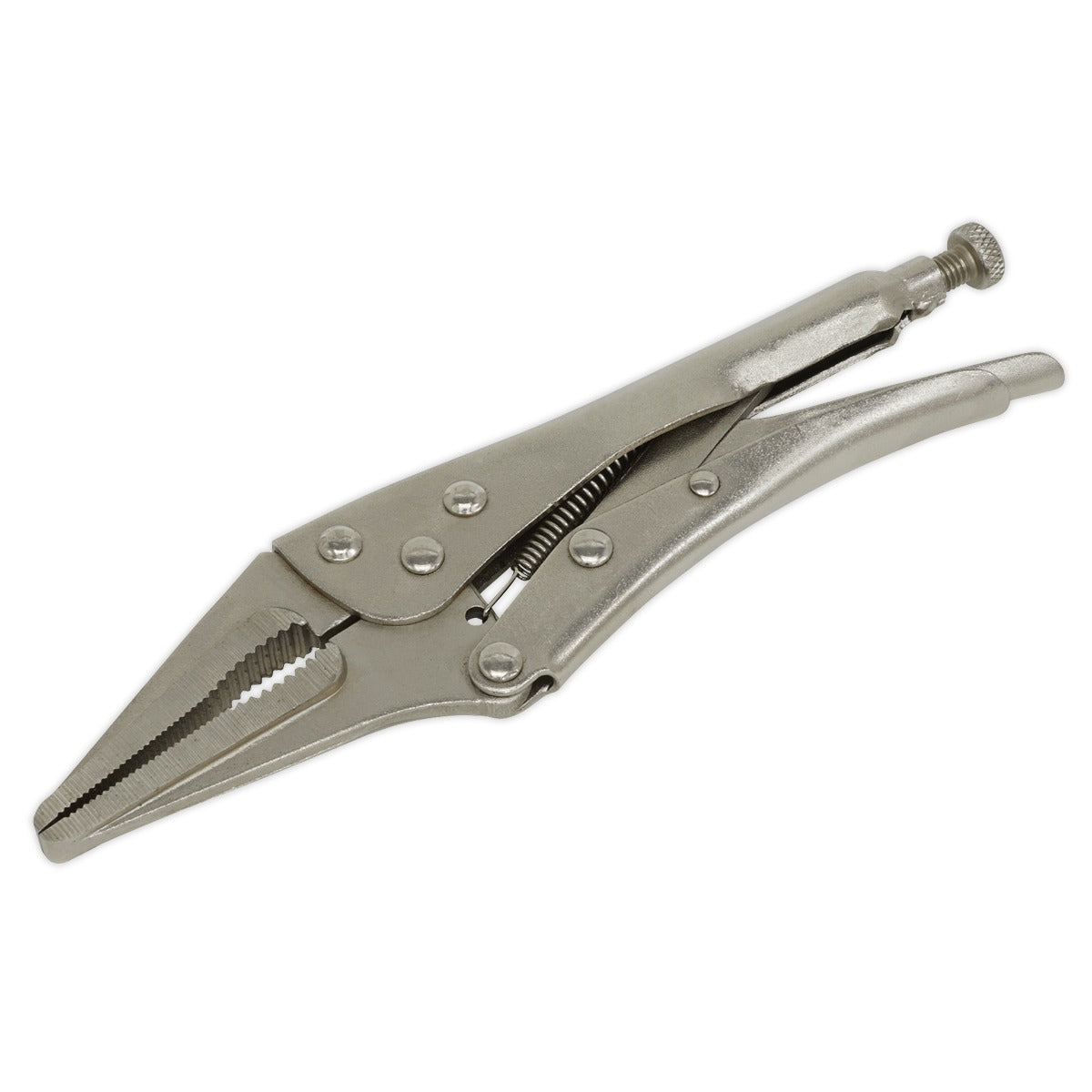 Siegen Long Nose Locking Pliers 225mm S0462