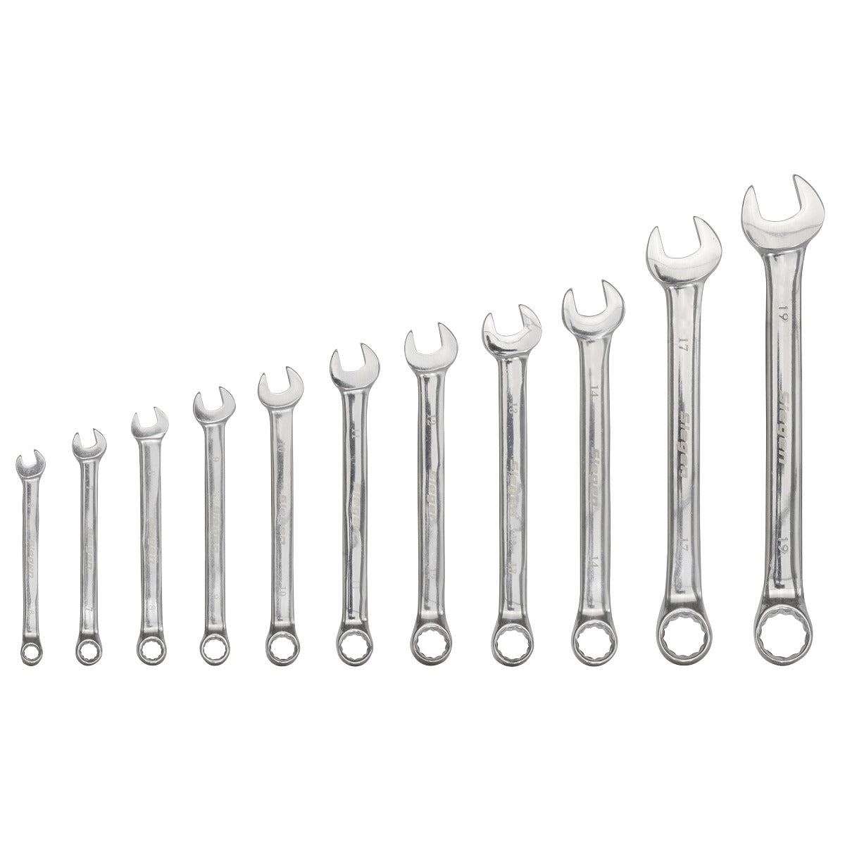 Siegen Combination Spanner Set 6-19mm 11pc S0562
