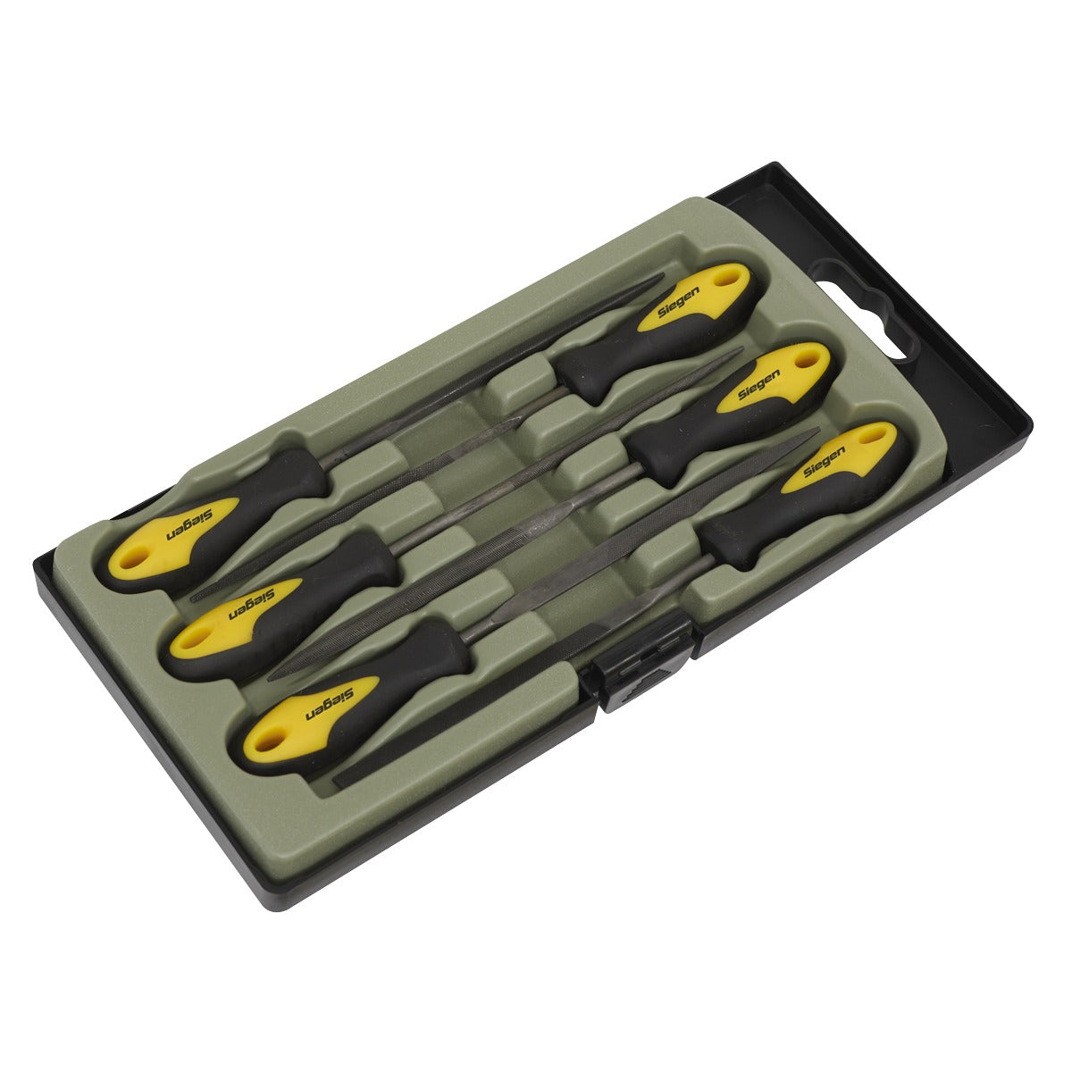 Siegen Needle File Set 100mm 6pc S0628