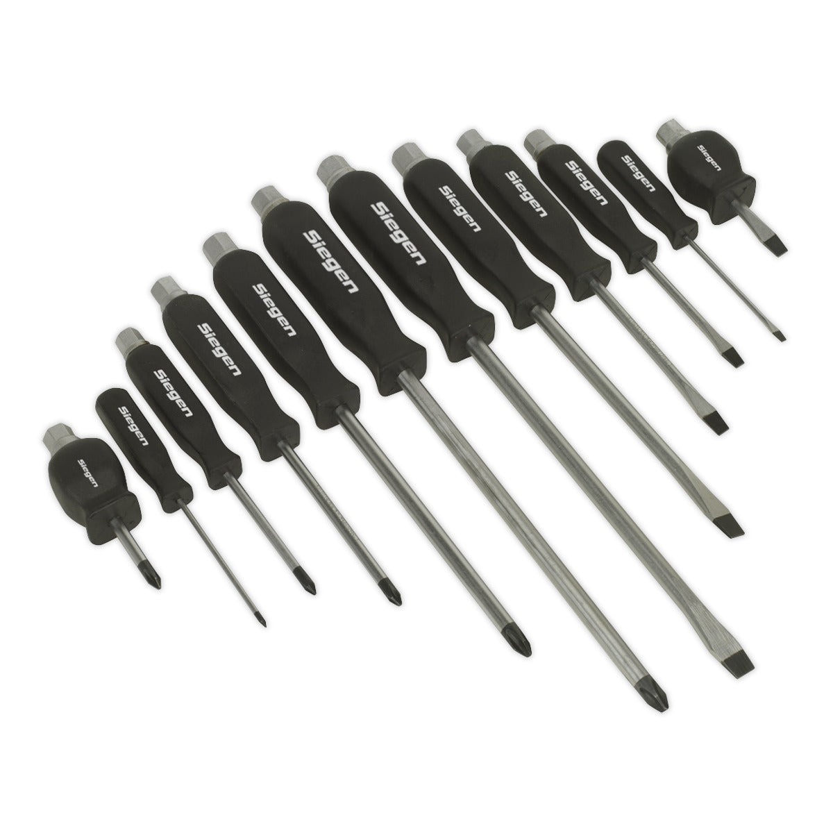 Siegen Hammer-Thru Screwdriver Set 12pc S0641
