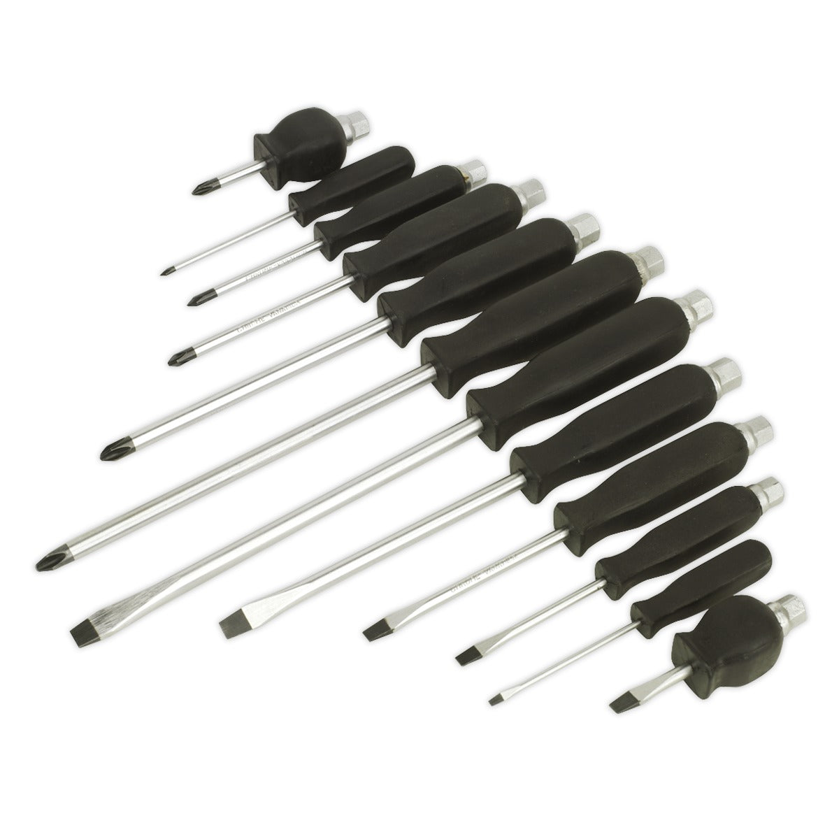 Siegen Hammer-Thru Screwdriver Set 12pc S0641