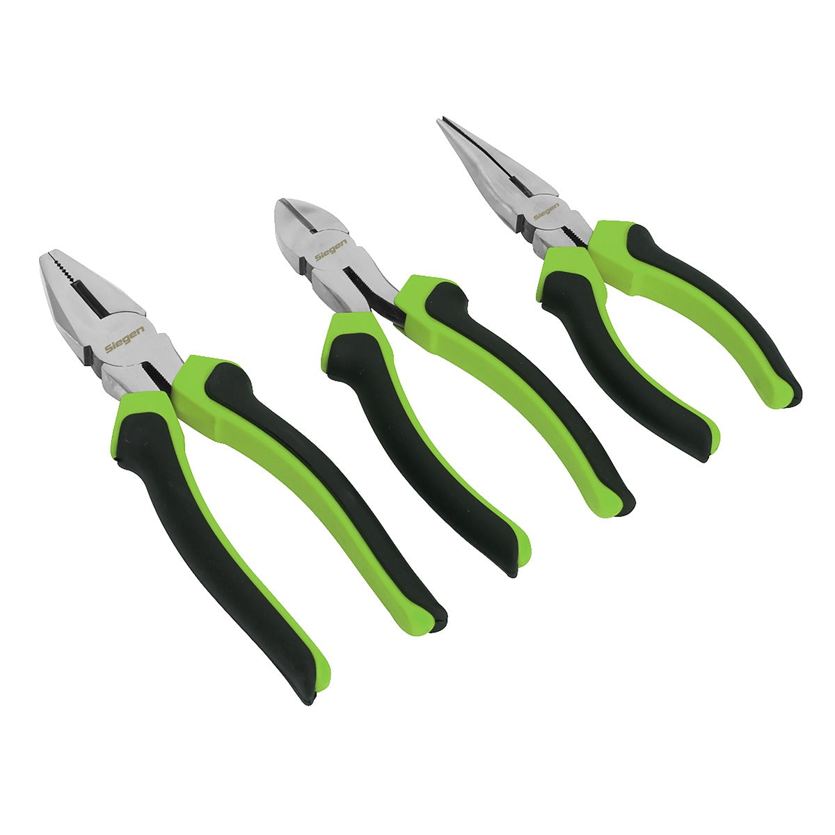 Siegen Comfort Grip Pliers Set 3pc S0645