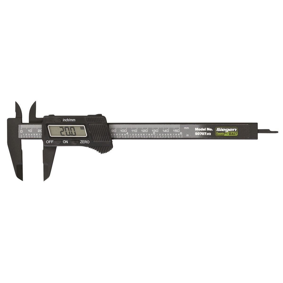 Siegen Digital Electronic Vernier Caliper 0-150mm(0-6") S0707