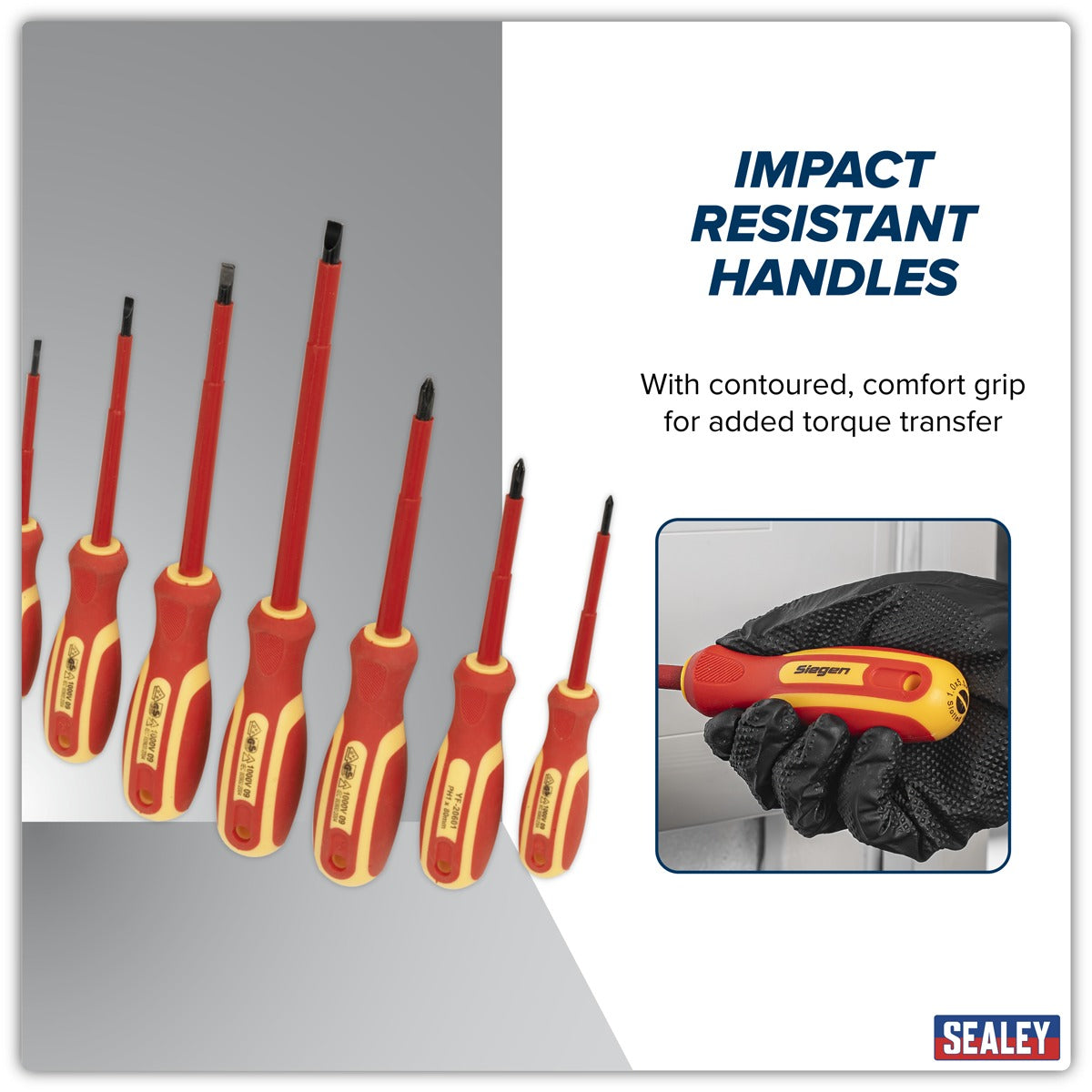 Siegen Screwdriver Set 7pc - VDE Approved S0756