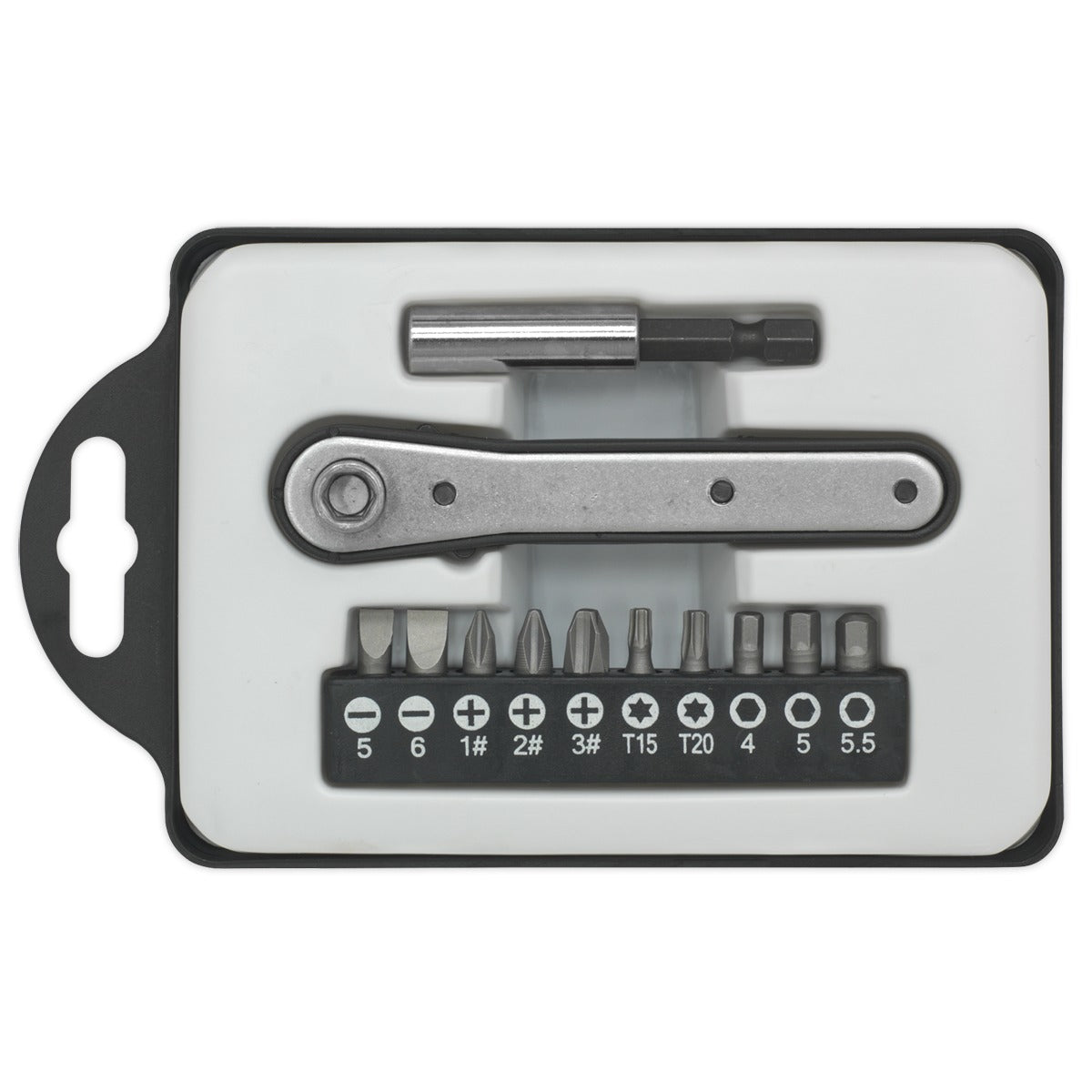 Siegen Ratchet Driver Bit Set 12pc S0775