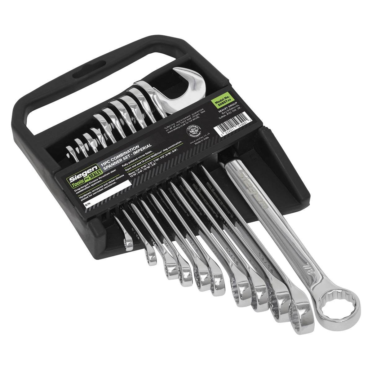 Siegen Imperial Combination Spanner Set 11pc S0857