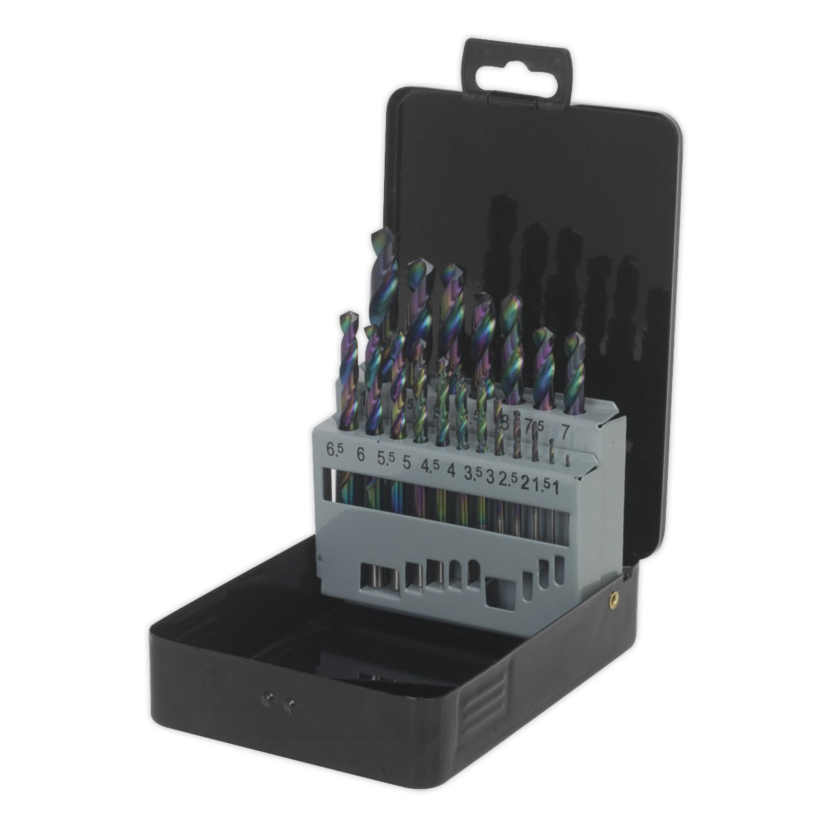 Siegen HSS Edge Ground Drill Bit Set 19pc - DIN 338 S0868