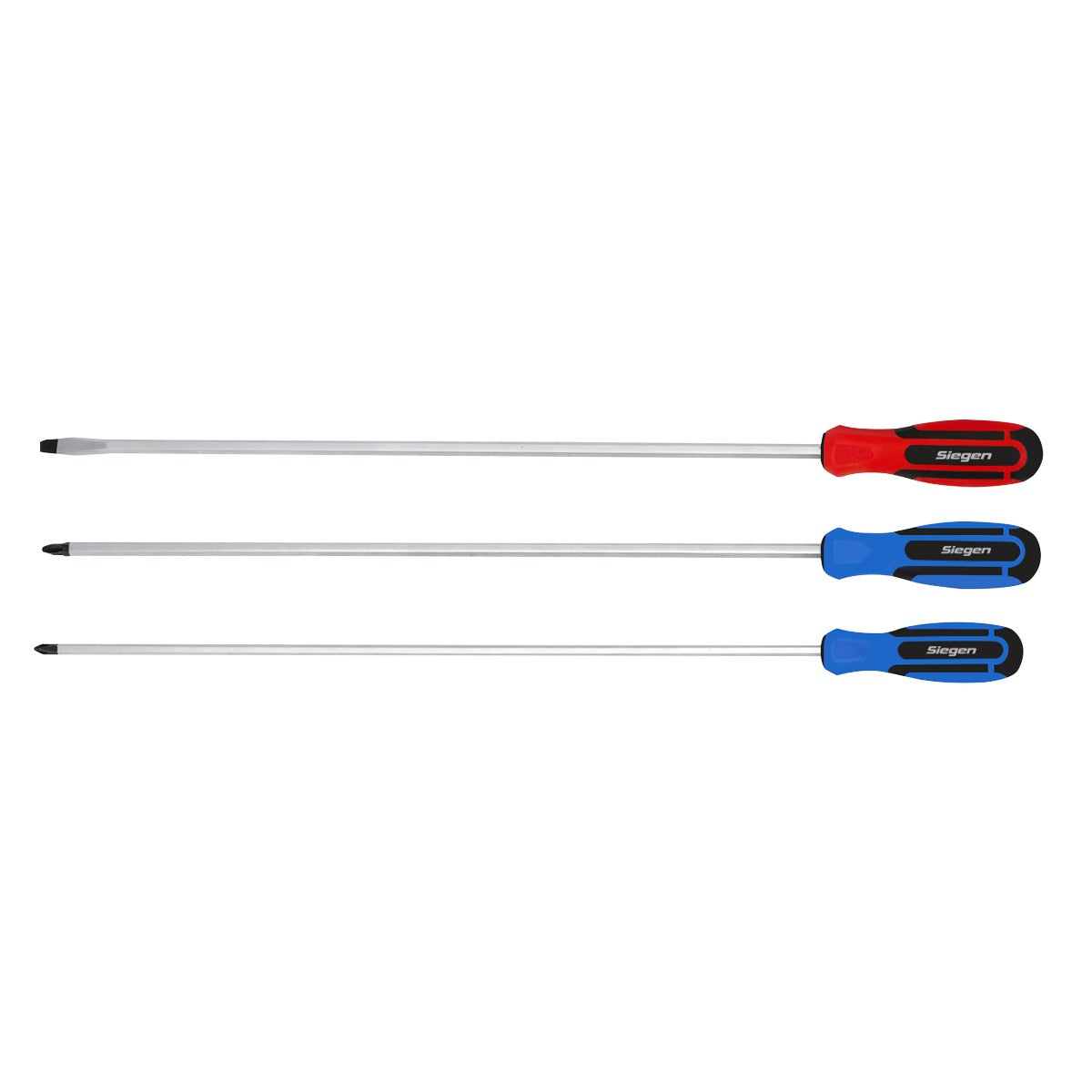 Siegen Extra-Long Screwdriver Set 3pc S0895