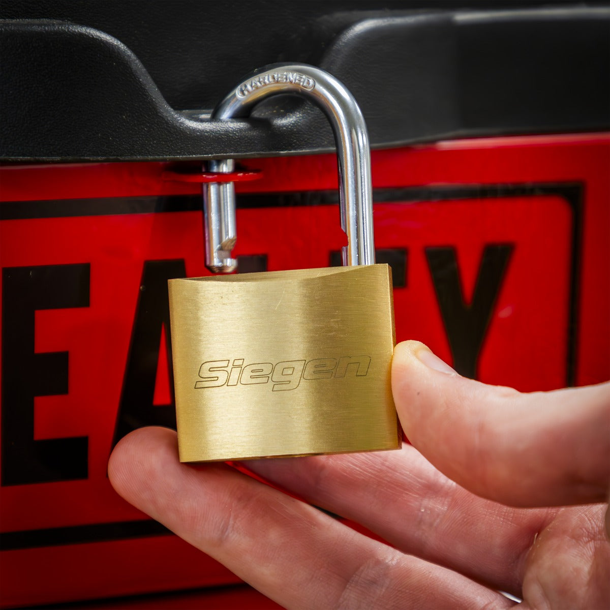 Siegen Brass Body Padlock with Brass Cylinder Keyed Alike - Pack of 4 S0992