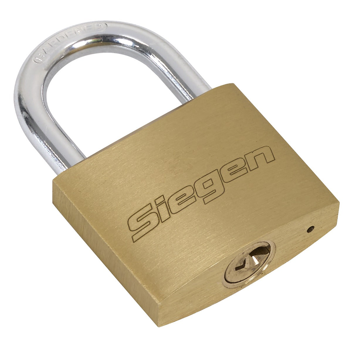 Siegen Brass Body Padlock with Brass Cylinder Keyed Alike - Pack of 4 S0992