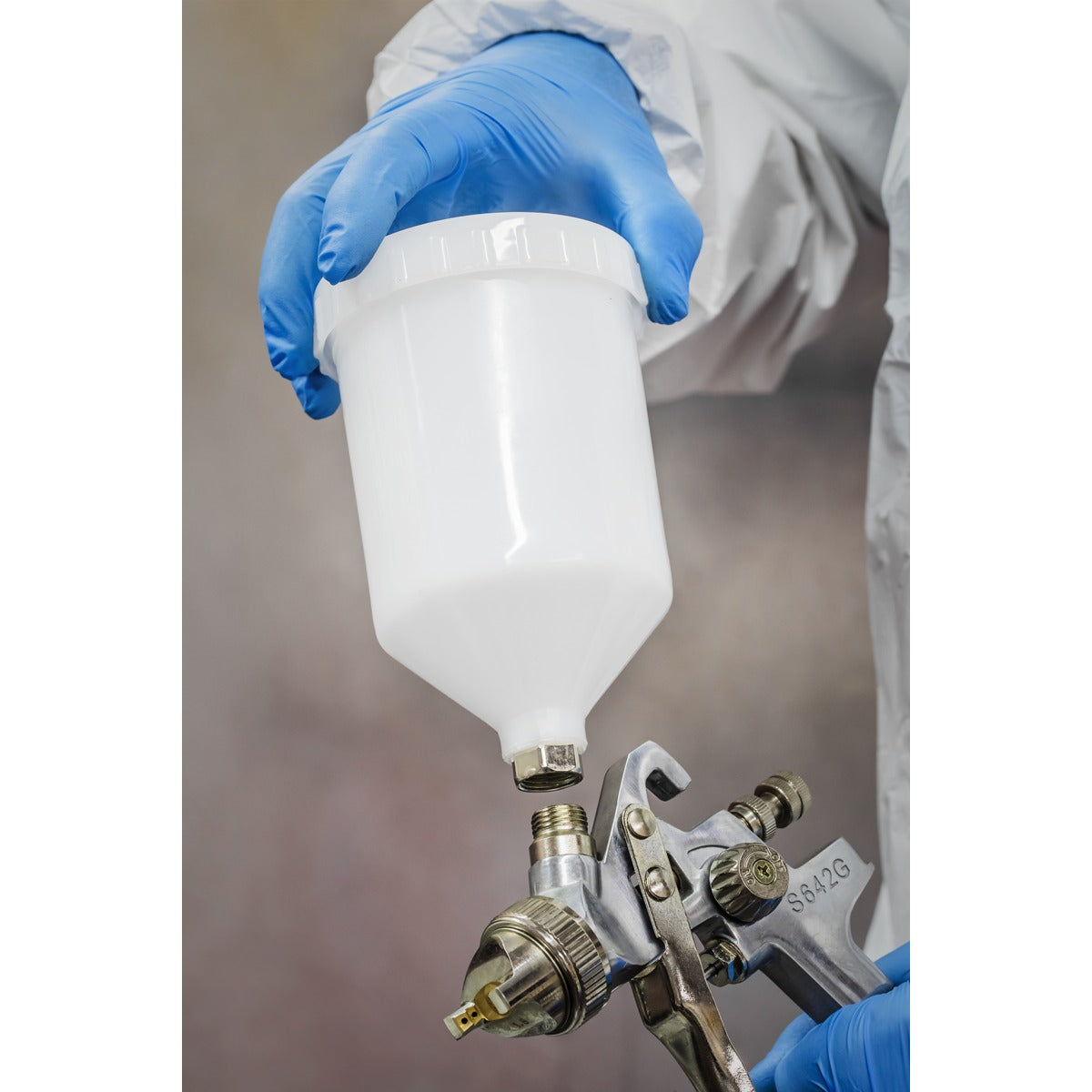 Siegen General-Purpose Gravity Feed Spray Gun 1.8mm Set-Up S642G
