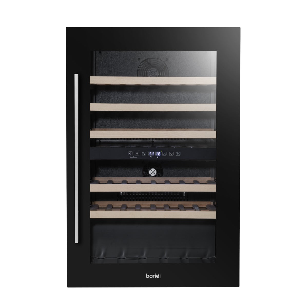 Baridi 57 Bottle Dual Zone Wine Fridge & Cooler 60cm DH118