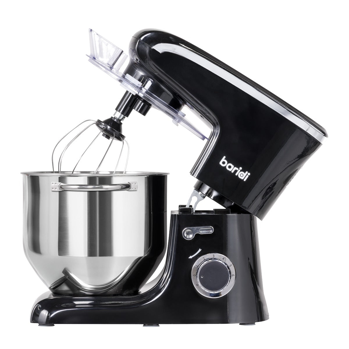 Baridi 1800W Stand Mixer with Accessories 8L - Black DH174