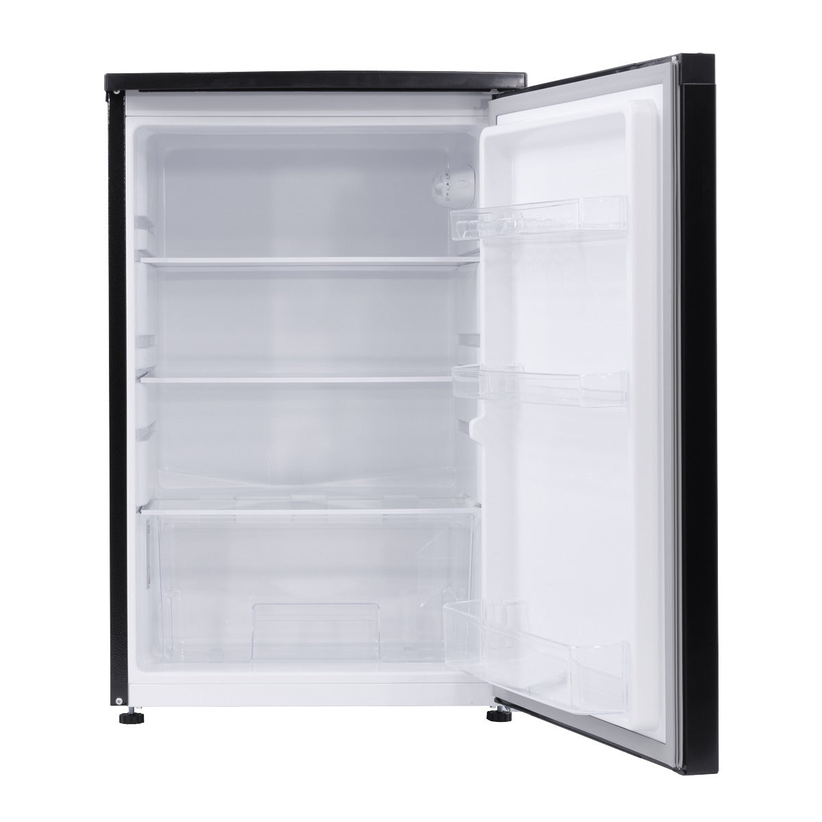 Baridi 55cm Undercounter Larder Fridge, 130L Capacity - Black DH247