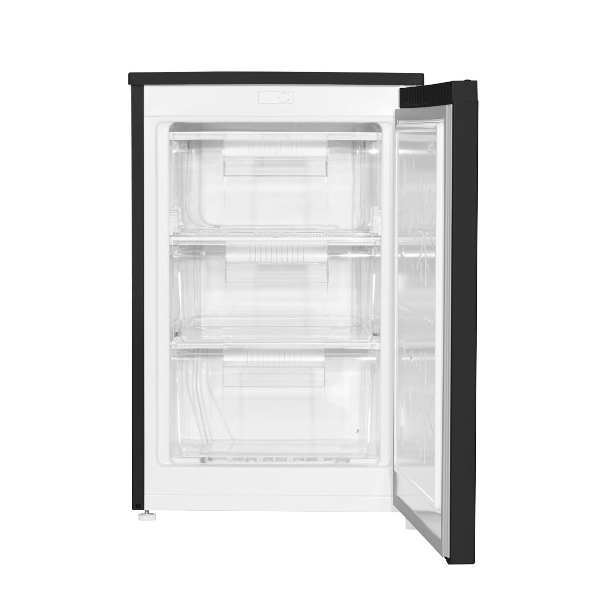 Baridi 55cm Undercounter Freezer with Adjustable Thermostat, 85L - Black DH251