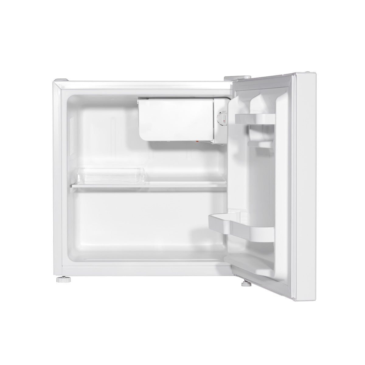 Baridi Tabletop Fridge with Ice Box, 46L Capacity, Adjustable Thermostat - White DH256