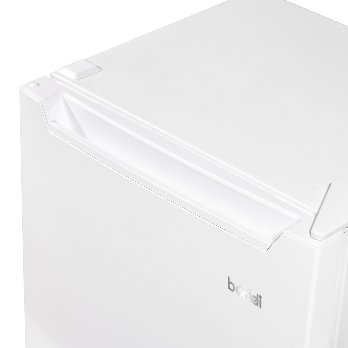 Baridi Tabletop Fridge with Ice Box, 46L Capacity, Adjustable Thermostat - White DH256
