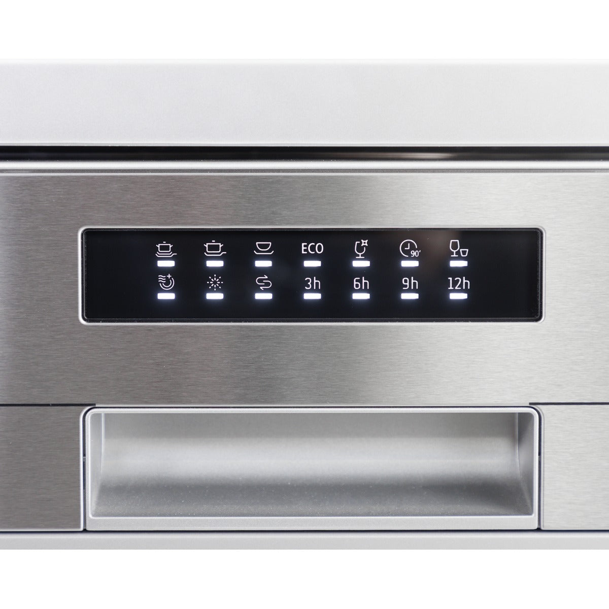Baridi Regular Sized Freestanding Dishwasher 60cm Wide 13 Place Settings - Silver DH280
