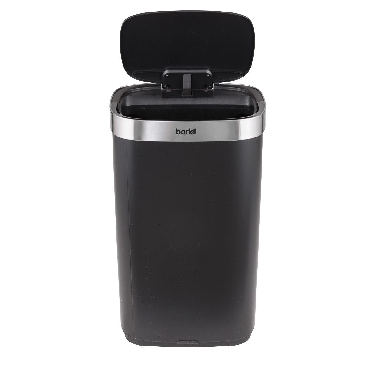 Baridi Sensor Bin 80L - Black/Stainless Steel DH283
