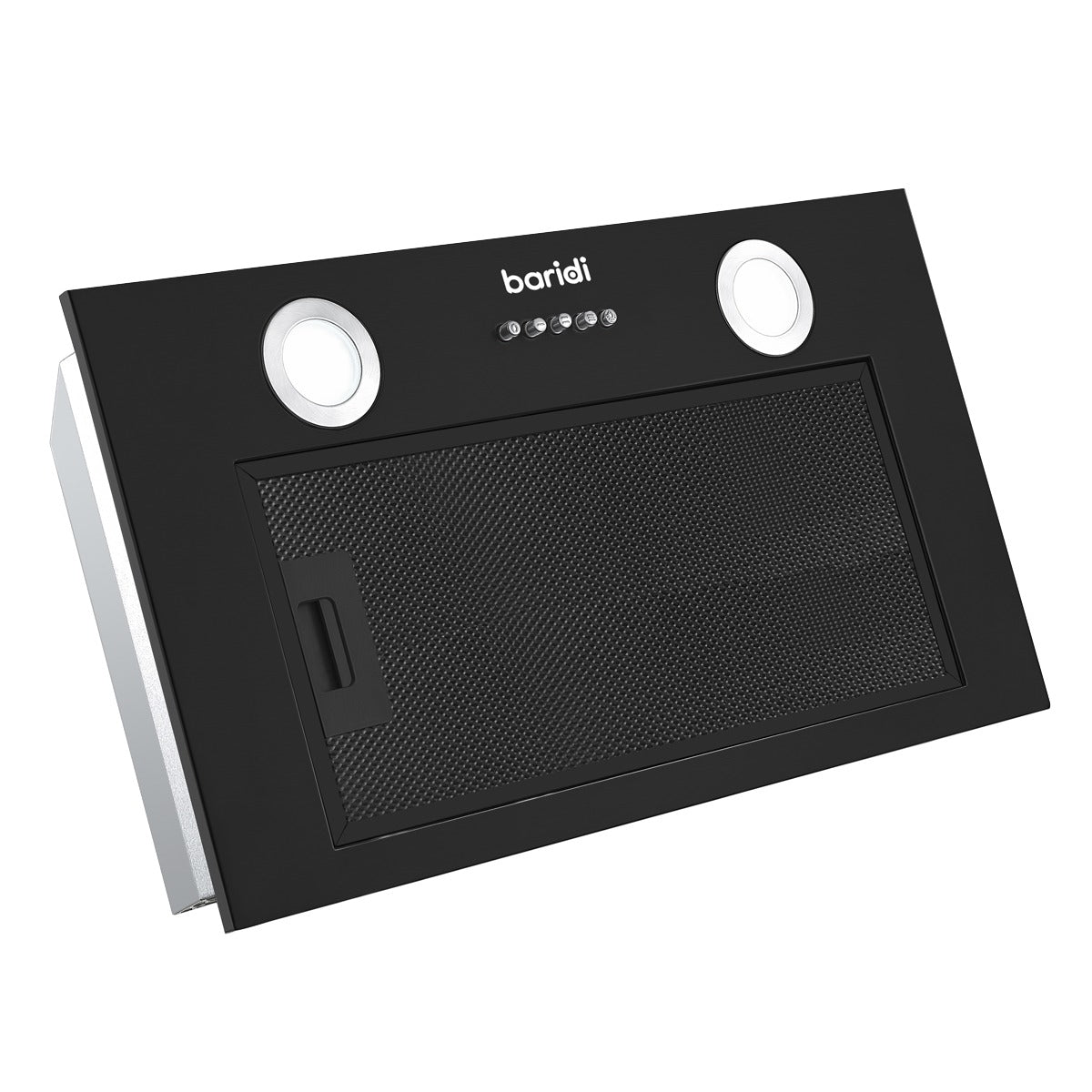 Baridi Cooker Hood with 5 Layer Filter 52cm - Black DH285
