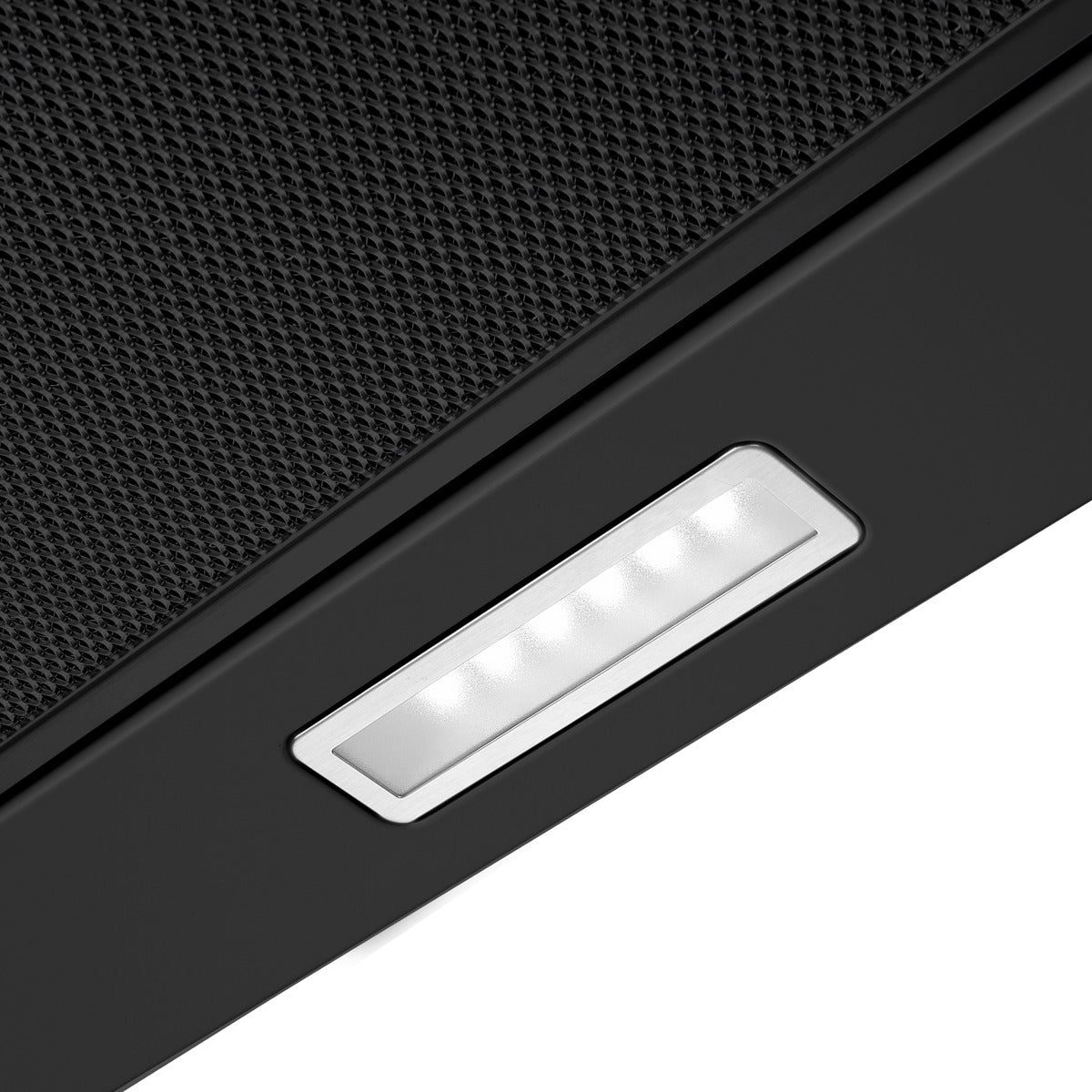 Baridi Telescopic Cooker Hood with Aluminium Filters 60cm - Black DH287