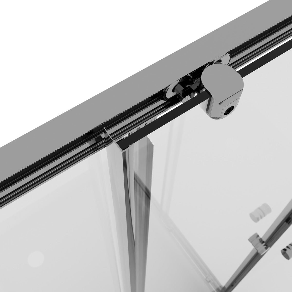 Baridi Corner Shower Entry Enclosure 1000 x 800 x 1850mm with 6mm Tempered Glass - Chrome DH300