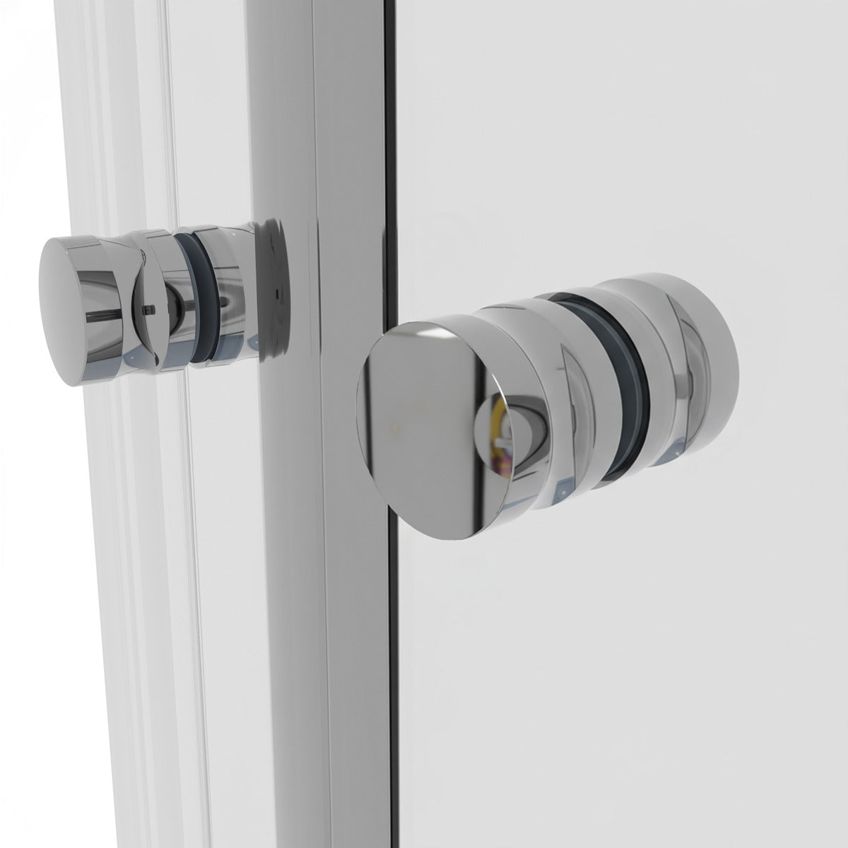 Baridi Quadrant Shower Entry Enclosure 800 x 800 x 1850mm with 6mm Tempered Glass - Chrome DH301
