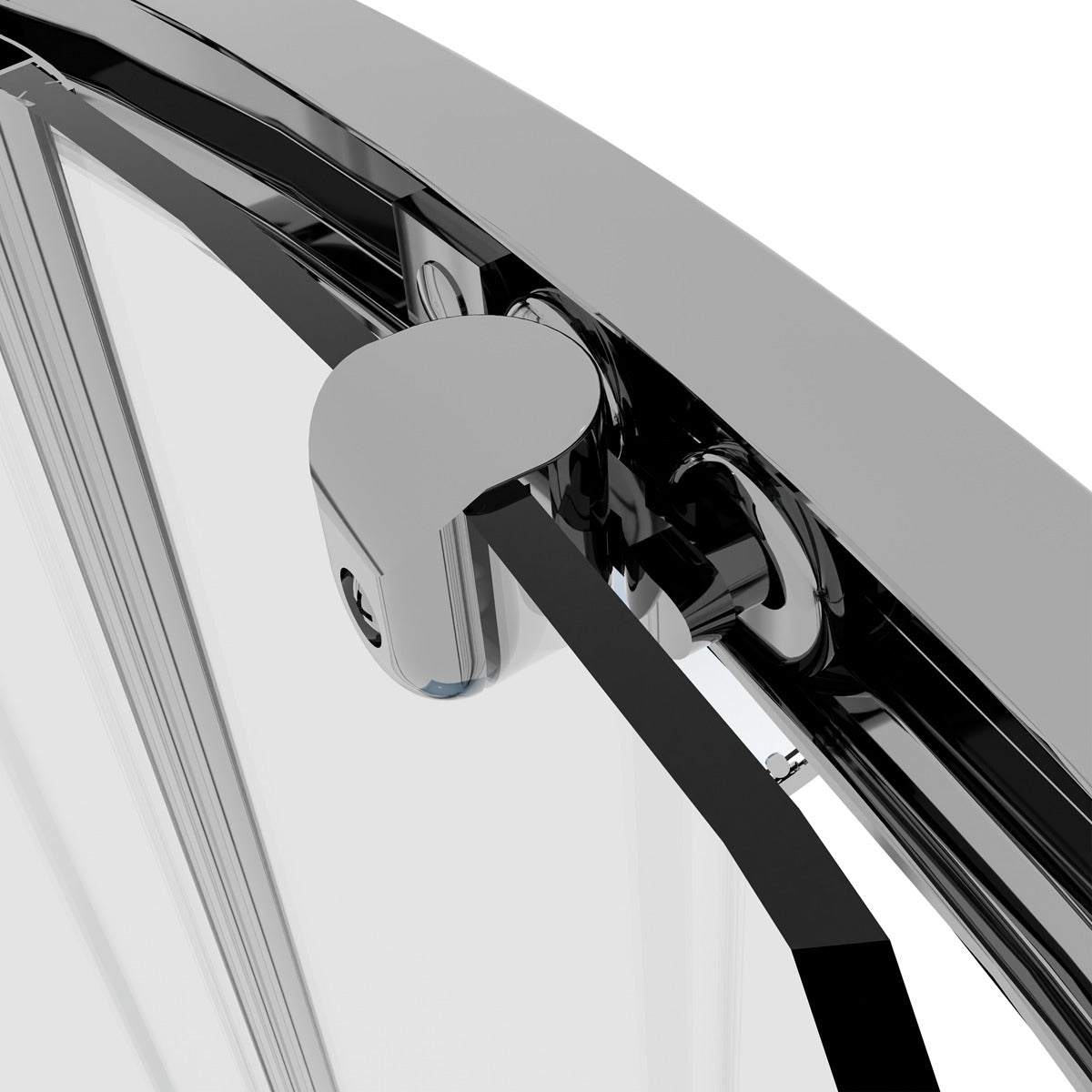 Baridi Quadrant Shower Entry Enclosure 900 x 900 x 1850mm with 6mm Tempered Glass - Chrome DH302