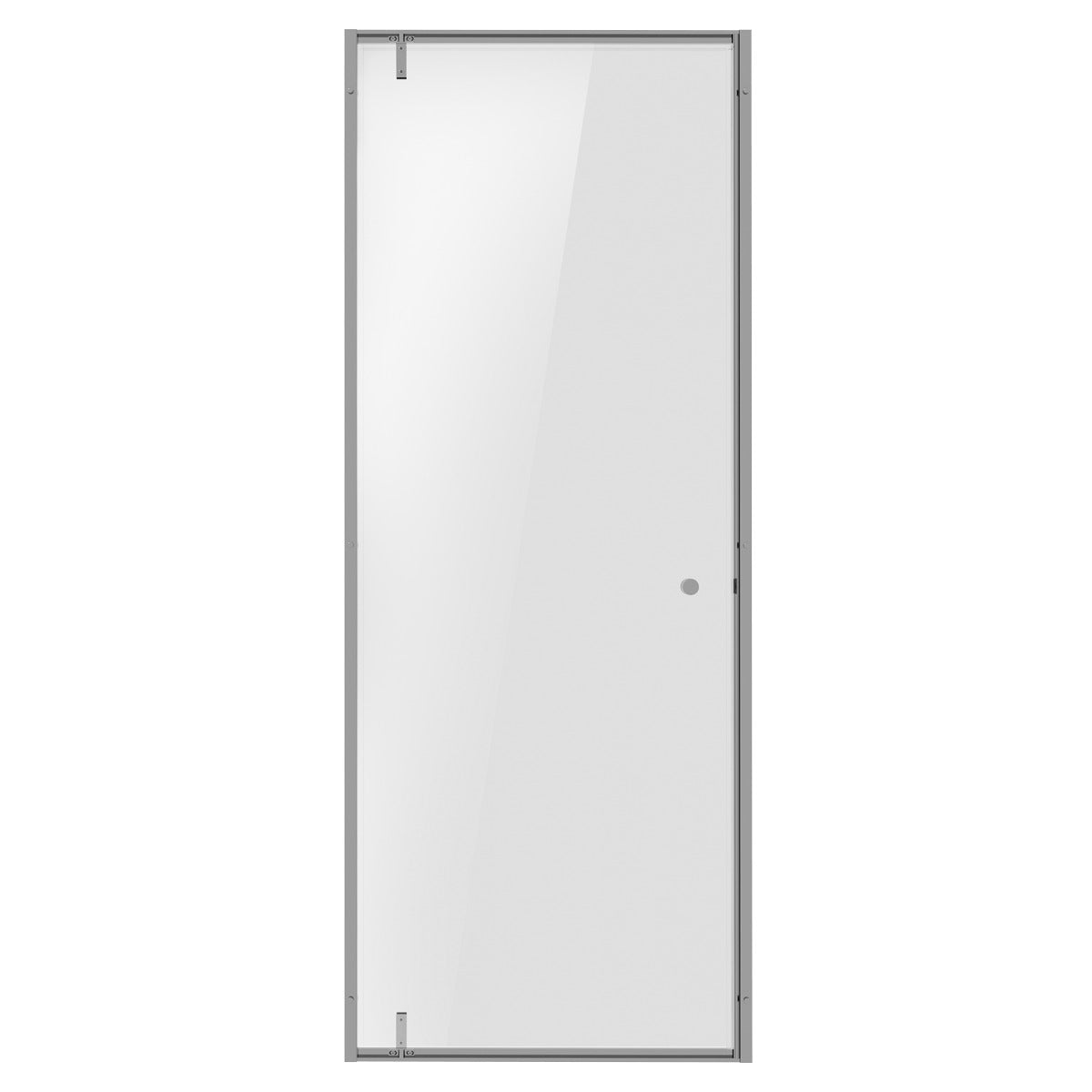 Baridi Hinged Shower Door 800 x 1850mm, 6mm Tempered Glass, Reversible - Chrome DH306
