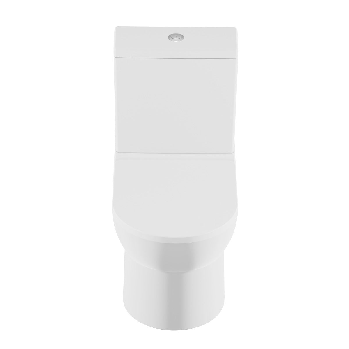 Baridi Close-Coupled Toilet with Soft Close Seat, Dual Flush Cistern & Rimless Flush – White DH333