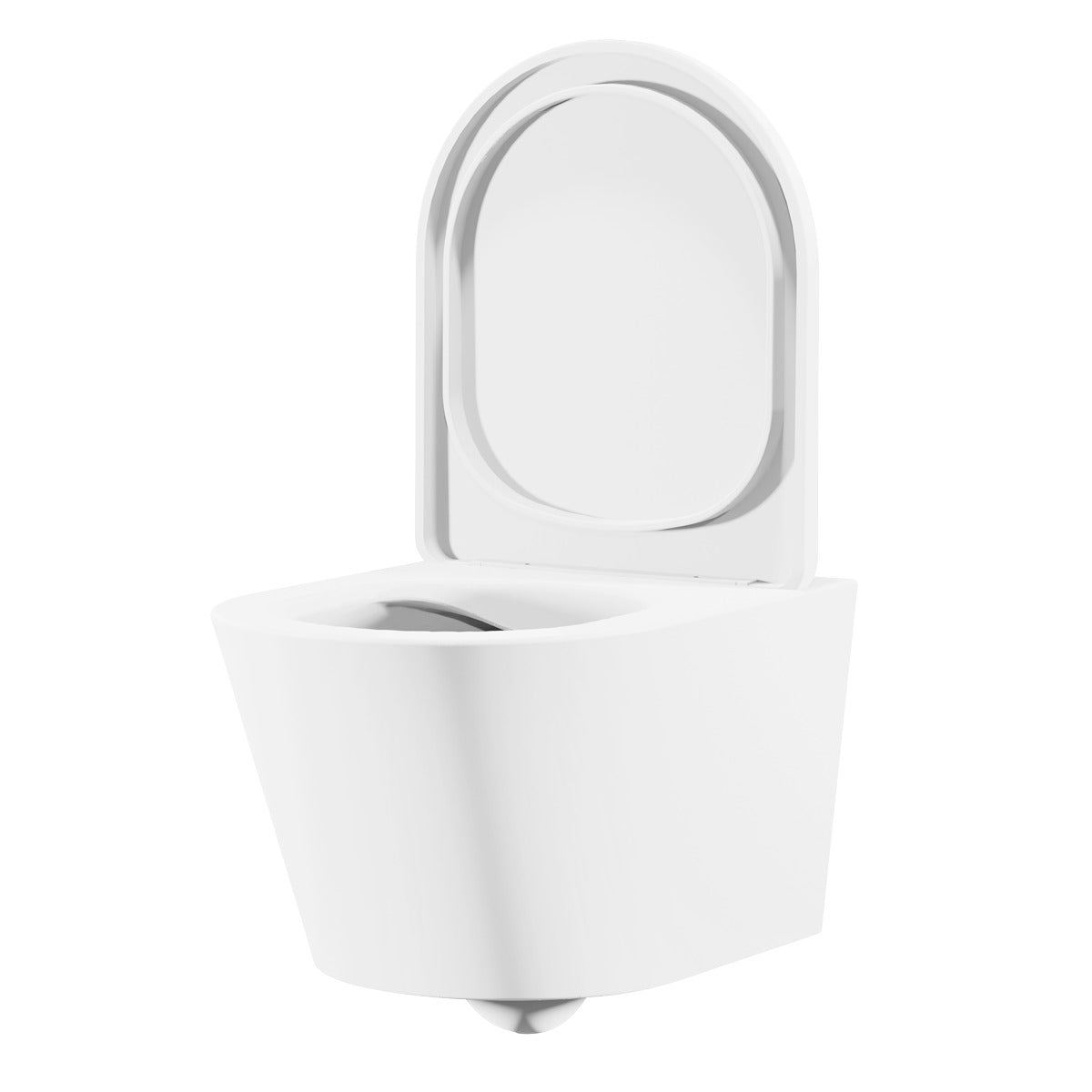 Baridi Wall Hung Toilet with Soft Close Seat & Rimless Flush – White DH335