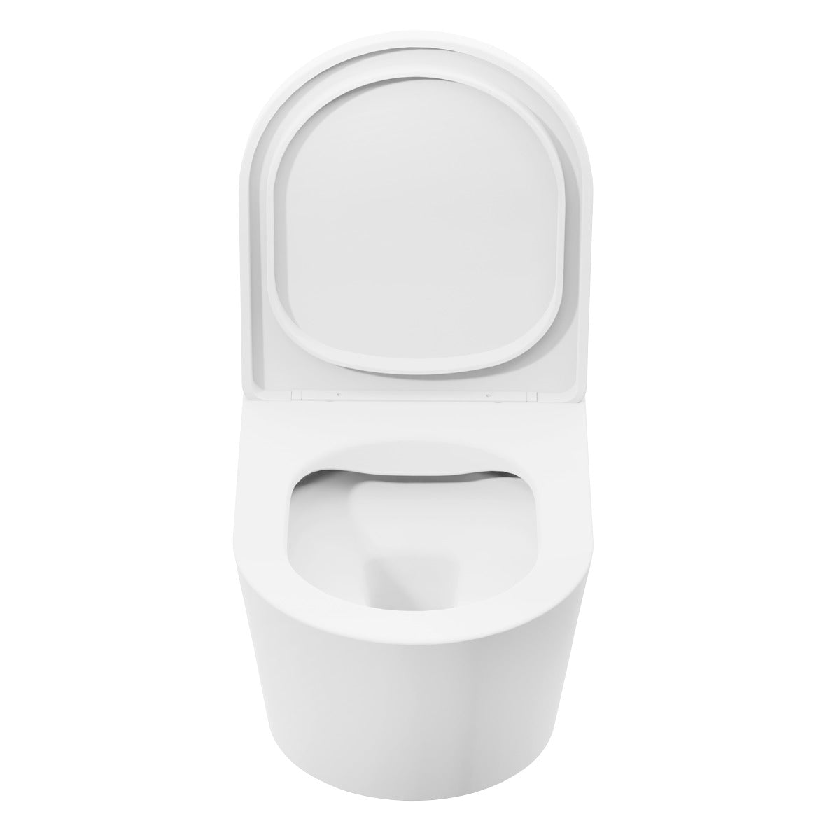 Baridi Wall Hung Toilet with Soft Close Seat & Rimless Flush – White DH335