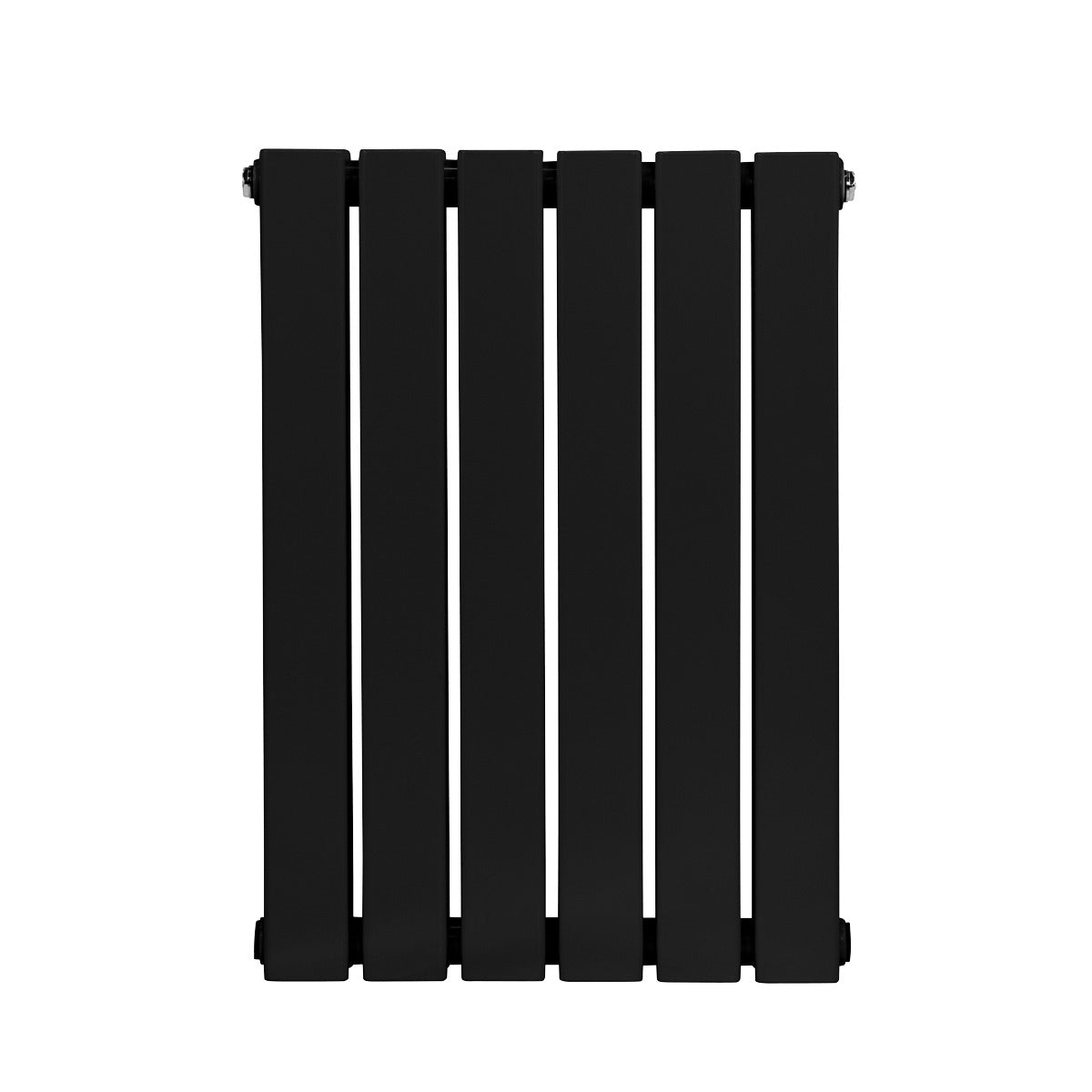 Baridi Horizontal Radiator Contemporary Double Flat Panel Design 600 x 420mm – Black DH343