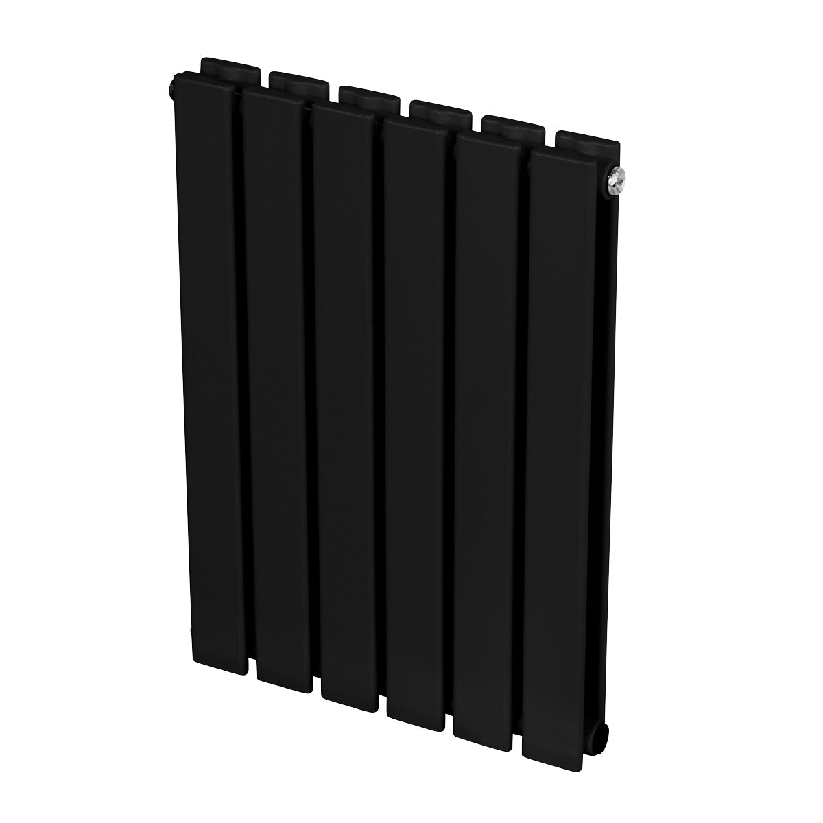 Baridi Horizontal Radiator Contemporary Double Flat Panel Design 600 x 420mm – Black DH343