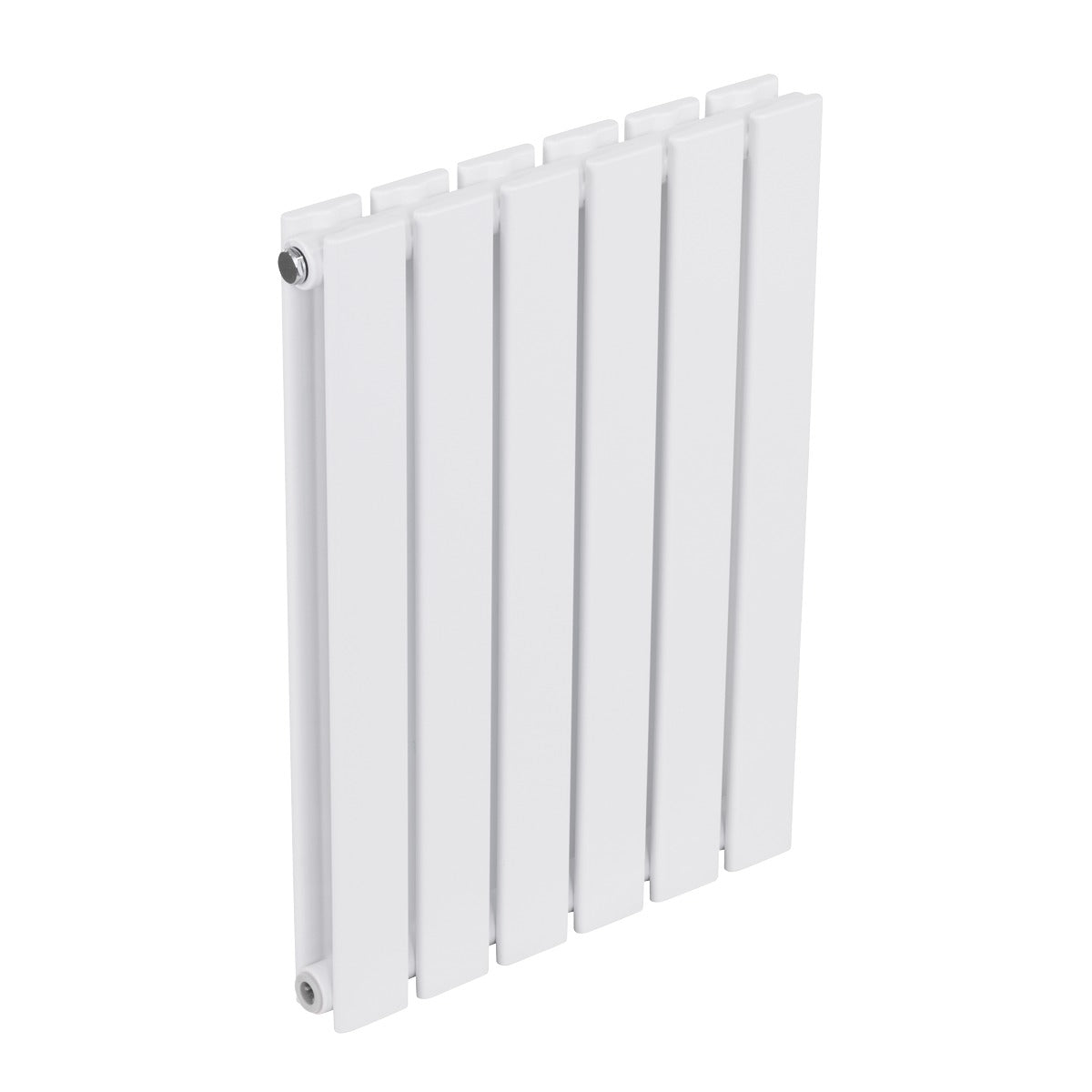 Baridi Horizontal Radiator Contemporary Double Flat Panel Design 600 x 420mm – White DH348