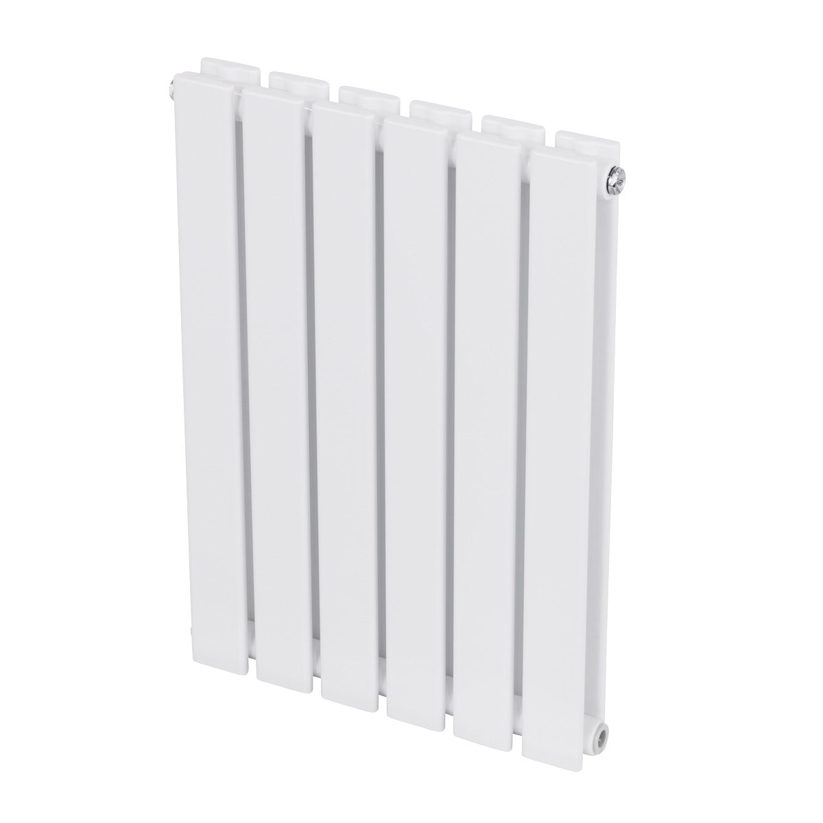Baridi Horizontal Radiator Contemporary Double Flat Panel Design 600 x 420mm – White DH348