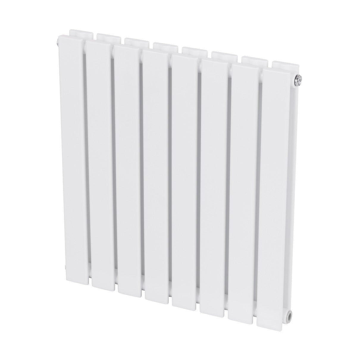 Baridi Horizontal Radiator Contemporary Double Flat Panel Design 600 x 560mm – White DH349