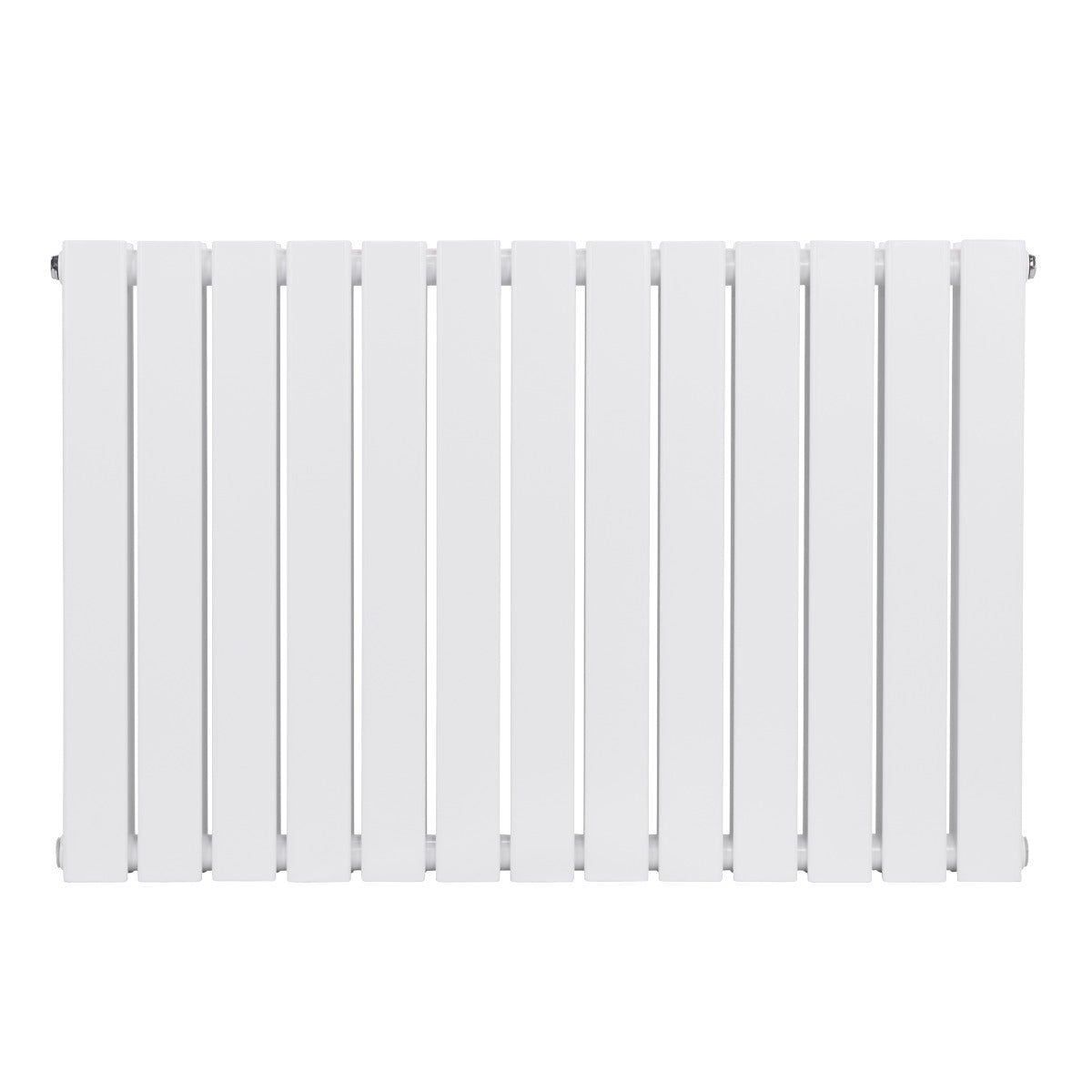 Baridi Horizontal Radiator Contemporary Double Flat Panel Design 600 x 910mm – White DH351