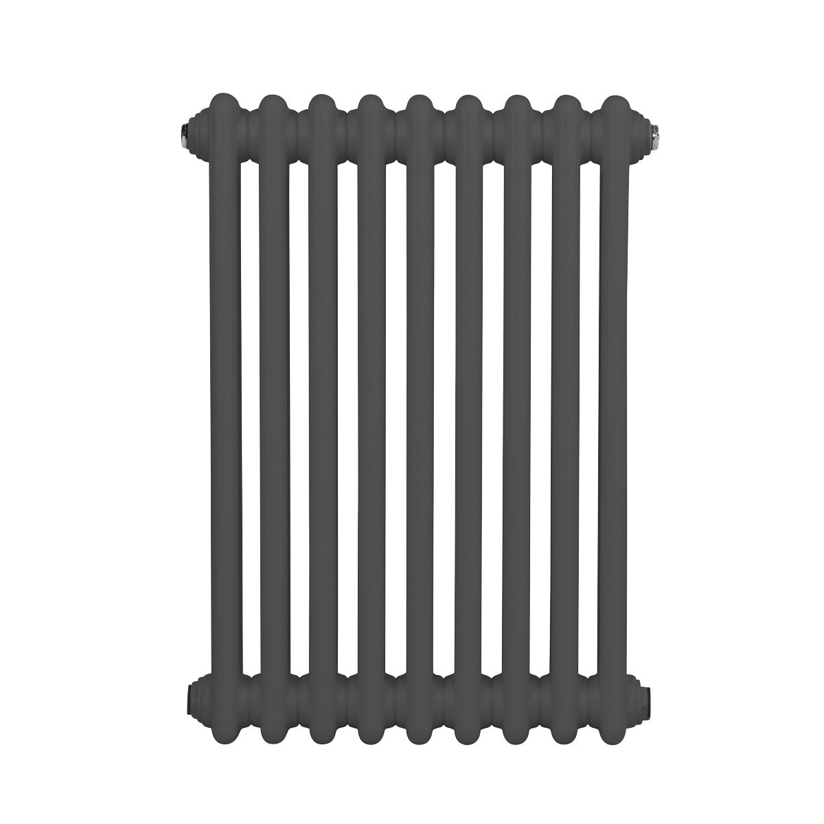 Baridi Horizontal Traditional 2 Column Radiator 600 x 427mm – Anthracite DH356