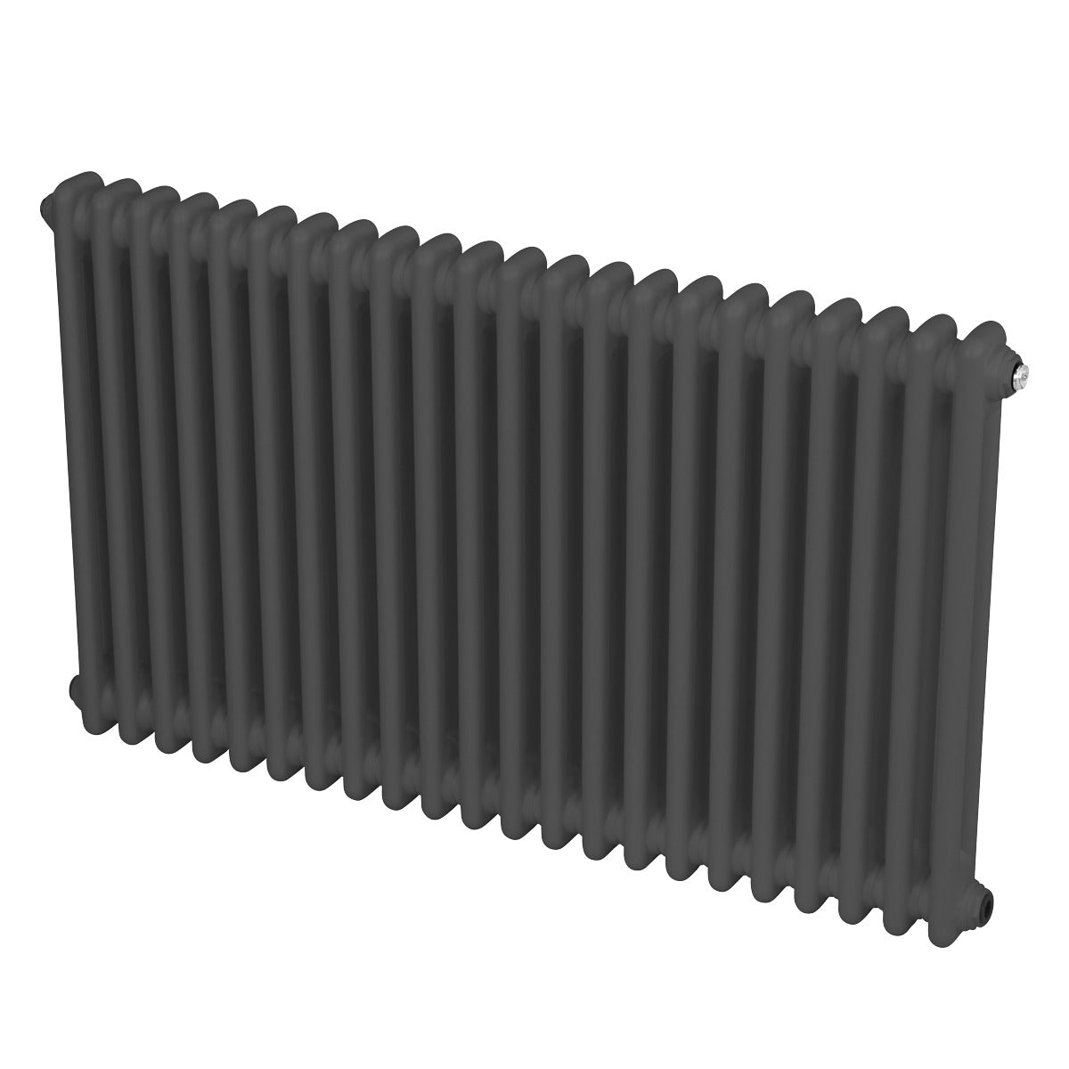 Baridi Horizontal Traditional 2 Column Radiator 600 x 1012mm – Anthracite DH359