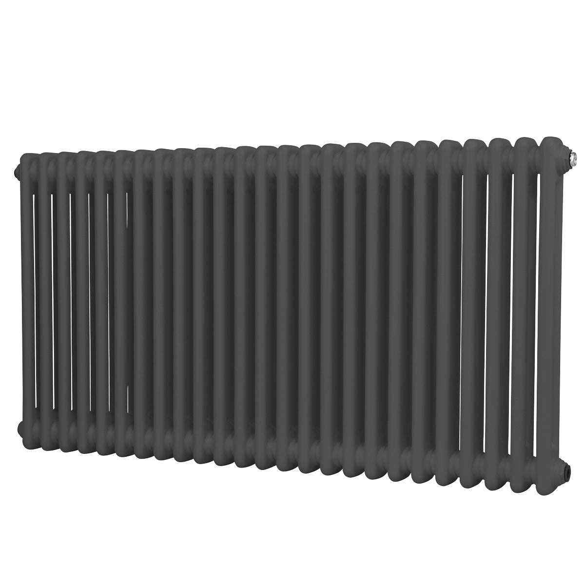 Baridi Horizontal Traditional 2 Column Radiator 600 x 1147mm – Anthracite DH360