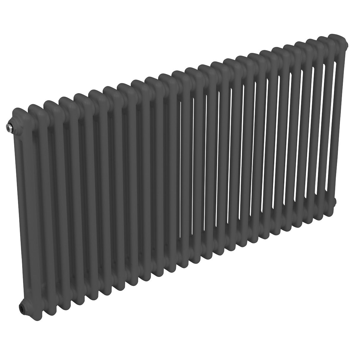 Baridi Horizontal Traditional 2 Column Radiator 600 x 1147mm – Anthracite DH360