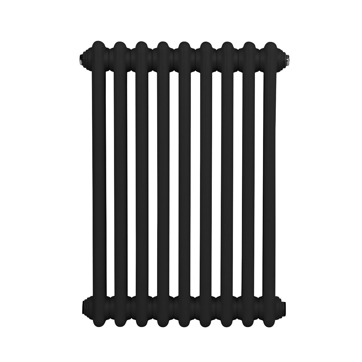 Baridi Horizontal Traditional 2 Column Radiator 600 x 427mm – Black DH361
