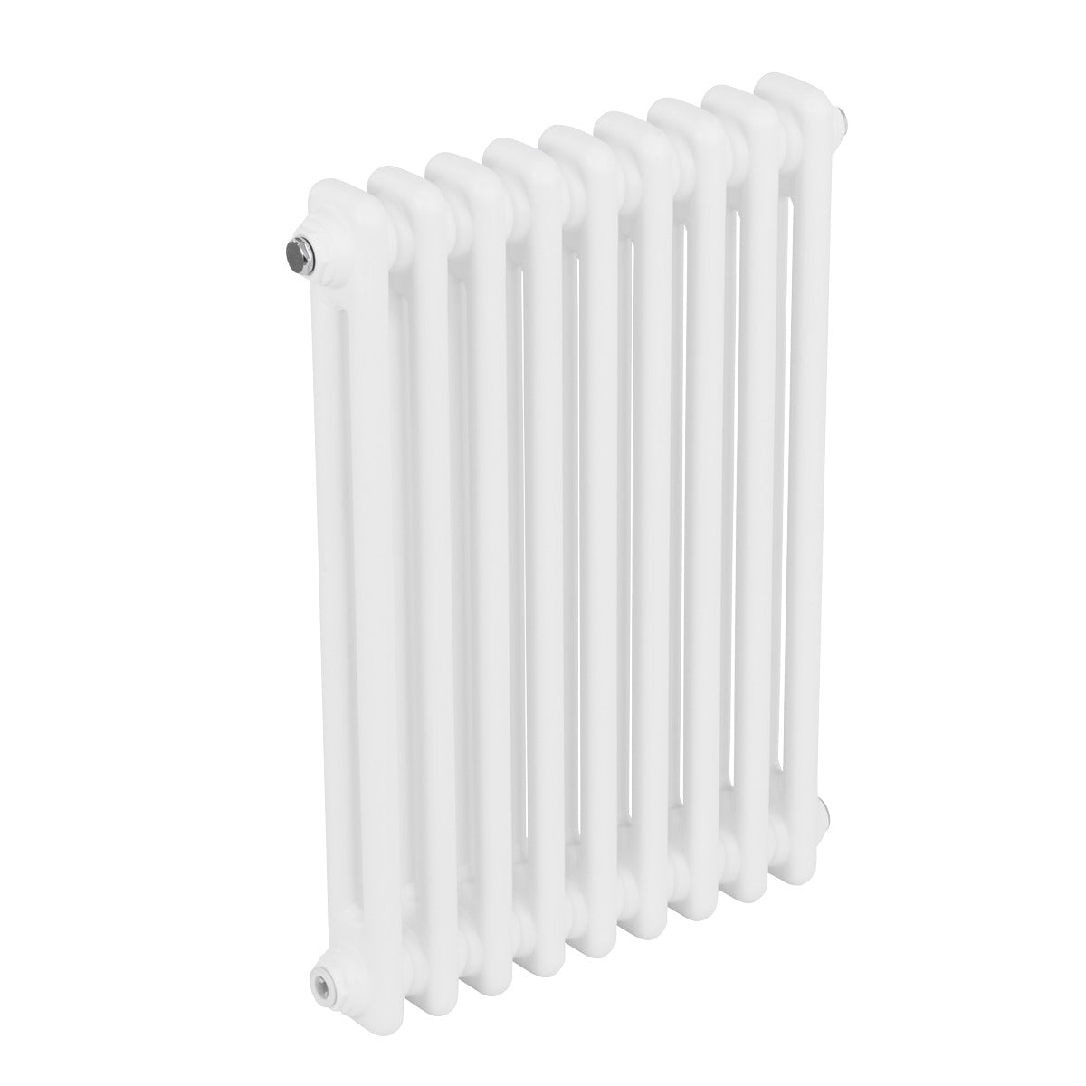 Baridi Horizontal Traditional 2 Column Radiator 600 x 427mm – White DH366